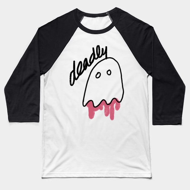 Deadly Phantom Baseball T-Shirt by Sugaron